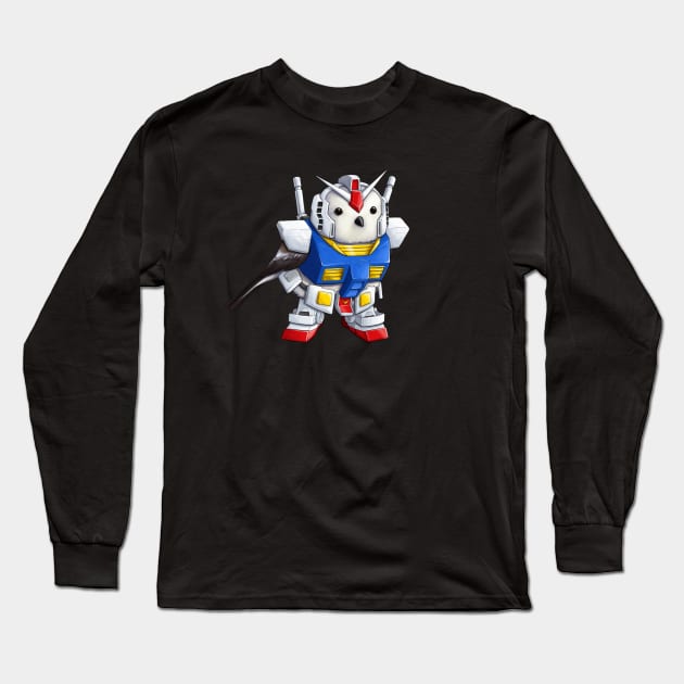 RX-78 Gunbirb Long Sleeve T-Shirt by JadedSketch